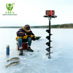 Perceuse <span class=keywords><strong>électrique</strong></span> à glace et à terre, <span class=keywords><strong>tarière</strong></span> combinée pour pêche sur glace et forage de trous - Product Image 3