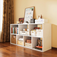 Meuble bas en bois personnalisable, armoire de rangement, bibliothèque, design moderne minimaliste, auto-assemblage, école, salon, bureau