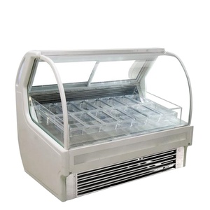 Vitrine Réfrigérée Commerciale pour Gelato, Congélateur à Glace, Vitrine de Présentation de Gelato - Product Image 3