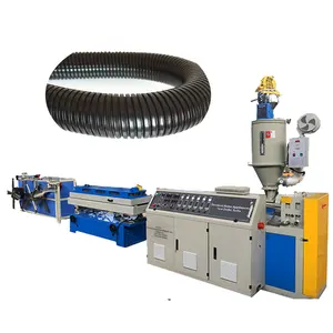 Manufacturer Supplier Corrugated Pipe Machine Single Screw Pvc PE Pipe Machine Product Machinery High Speed Extrusion