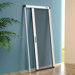 Moustiquaire de <span class=keywords><strong>porte</strong></span> sans rail, design à chenilles très vendu avec kit de pièces, accessoires de moustiquaire - Product Image 4