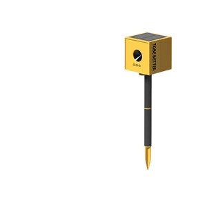 Répulsif intelligent pour oiseaux Ts 35, à énergie solaire, ultrasonique et clignotant, pour utilisation en extérieur sur pelouse - Product Image 5