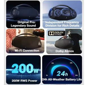 ลำโพงบลูทูธ BOOMBOX3 WIFI รุ่นที่ 3 สำหรับฟังเพลง 5.3 พร้อมระบบควบคุมผ่านแอพพลิเคชั่น กำลังขับ 100-300 วัตต์ เสียงสเตอริโอแบบพกพาสำหรับใช้งานกลางแจ้ง BOOMBOX3 WIFI - Product Image 2