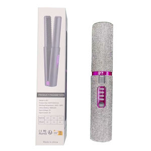 2024 nouveau cheveux sans fil droite bigoudi cheveux <span class=keywords><strong>Styler</strong></span> Portable cheveux fer outil Usb charge Mobile Rechargeable lisseur - Product Image 1