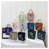 Sacs XL personnalisés de créateur, grands et moyens fourre-tout lavables de plage en silicone EVA, sacs à main imperméables en silicone EVA pour gelée et bonbon