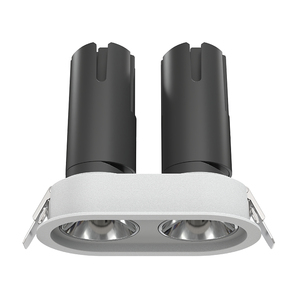 Phong Cách Hiện Đại Nhôm <span class=keywords><strong>Mini</strong></span> Loạt Tường Rửa <span class=keywords><strong>LED</strong></span> Spotlight Điều Chỉnh Hình Chữ Nhật Chống-Glare Downlight Đôi Đầu Đèn Ghép - Product Image 3