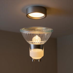 Bombilla Halógena MR16 GU10 2800K Blanco Cálido 50W de Vidrio Regulable para Iluminación Interior de Focos de Techo - Product Image 2