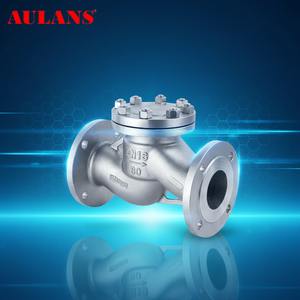 Vanne de retenue à <span class=keywords><strong>clapet</strong></span> AULANS H41W-16P en acier inoxydable 304, à brides DN40, avec joint PTFE, pour <span class=keywords><strong>compteur</strong></span> <span class=keywords><strong>d</strong></span>'<span class=keywords><strong>eau</strong></span>, température normale - Product Image 1