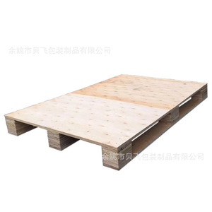พาเลทไม้สน ขนาดกว้าง 120 ซม. แบบเข้าได้สี่ทาง สำหรับใช้ในคลังสินค้า - Product Image 4
