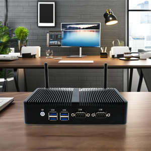 Giá rẻ Pocket Mini PC Intel Celeron N100 không quạt 2 HD * mi + 1dp 2 COM cổng 2lans Wifi DDR4 RAM chúng tôi Cắm Công Nghiệp sử dụng sản phẩm mới - Product Image 1