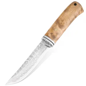 WB-CF357 портативный острый открытый дамасский охотничий нож с фиксированным лезвием (разработанно специально для заказчика)/поо (производство оригинального оборудование