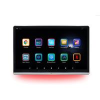 Monitor de Reposacabezas Android de 14 Pulgadas para Asiento Trasero con Pantalla Táctil IPS, USB, Bluetooth, WIFI, Mirror Link Inalámbrico, Combinación Universal de TV para Auto