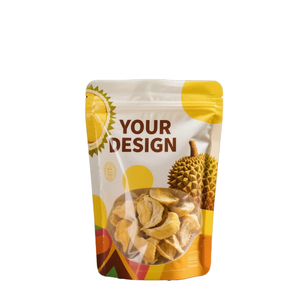 Custom Logo Printed Recyclable Stand-Up Zipper Pouch-Re-sealable Moisture-Proof PET Material Food Grade Milk Snack Packaging - Product Image 1