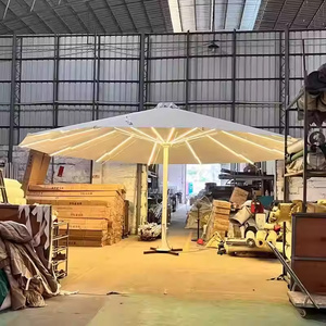 Parasol d'extérieur grand format avec éclairage et télécommande pour villas, hôtels, restaurants et jardins – Vente directe usine - Product Image 1