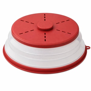 Manufacturer OEM Custom <b>Microwave</b> Silicone Splatter Cover Foldable <b>Heat</b> Resistant Food Lid Plate Guard Kitchen Tool - Product Image 2