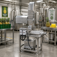 Fabrieksdirect GZ-500 Fruitpers Schroefpers Machine Hoge Opbrengst Groente Gember Ananas Sapcentrifuge Commercieel Gebruik