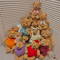 Peluches courtes du Royaume-Uni : Ensemble complet des trois modèles (Sun Bear Cub, Flying Dragon) – Vente en gros transfrontalière de poupées en peluche en boîte métallique