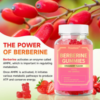 Rosebest – Complément alimentaire en gommes sans sucre à la saveur naturelle de fraise, enrichi en berbérine HCL, chardon-Marie et cannelle de Ceylan – Vente en gros