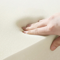 Sofá Individual Moderno Tapizado en Terciopelo Ecológico, Sin Estructura, de Tamaño Pequeño, Relleno de Espuma, Comprimido al Vacío para Hotel