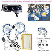 Eyesauto Luxe Benz PVC Auto Built Car Seat Cushion Sticker Interior Modification Upgrade Accessories Pneumatic Massage Heating