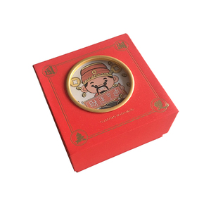 Scatola Regalo Rigida Rossa Personalizzata con LED Luminosi a Tema <span class=keywords><strong>Dio</strong></span> della Ricchezza per Monete Portafortuna del Capodanno Cinese, Souvenir e Regali Aziendali Premium - Product Image 4