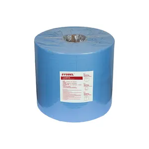 Sysbel ce certificado de 500 peças/rolo, 2 rolos/caixa azul de limpeza industrial altamente eficiente, ragens e pano (rolo)