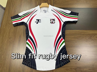 Maillot de rugby vintage personnalisé en polyester sublimé FQ pour homme, style Maori, avec logo et nom d'équipe, idéal pour le terrain et la ligue.
