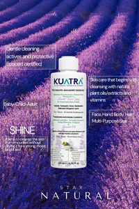 คลีนเซอร์ล้างหน้า คูอาตร้า 200 มล. กลิ่นลาเวนเดอร์ บำรุงผิวชุ่มชื้น เจลว่านหางจระเข้ ช่วยให้ผิวขาวกระจ่างใส ออร์แกนิค มิเนอรัล ลดสิว- เหมาะสำหรับทุกสภาพผิว - Product Image 2