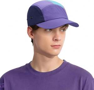 Gorro de Sol Deportivo de Malla Ligera de Secado Rápido, Gorra de Béisbol de 5 Paneles, Gorra de Camionero Impermeable de Nailon - Product Image 5