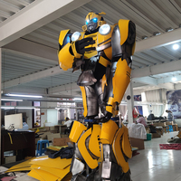 Kostum Cosplay Halloween Robot Kostum Maskot Pesta CosPlay Kostum Pria Pesta Ulang Tahun Paskah Natal