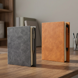 Carnet en cuir PU, agenda personnalisé, journal personnalisé, organisateur professionnel, bloc-notes A5, coffret cadeau pour le bureau et les affaires - Product Image 2