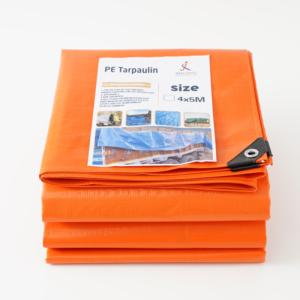 Bâche en PE commerciale imperméable, résistante aux déchirures, <span class=keywords><strong>pour</strong></span> la protection des camions, des remorques et des marchandises, 16x20 pieds - Product Image 2