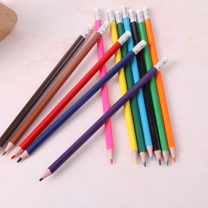 Crayons de couleur effaçables pour enfants, 12 crayons avec des dessins animés, cadeaux d'école bon marché, pièces - Product Image 5