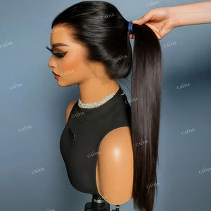 Piccoli nodi pieno pizzo <span class=keywords><strong>parrucche</strong></span> anteriori <span class=keywords><strong>capelli</strong></span> umani lisci 13x6 Hd pizzo frontale parrucca 250 densità 100% <span class=keywords><strong>veri</strong></span> <span class=keywords><strong>capelli</strong></span> umani per le donne bianche - Product Image 3