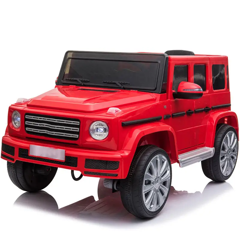 ホット販売子供電気おもちゃ車赤黒白プラスチック3-10年子供音楽LedライトUSB電源バッテリースタイル車に乗る