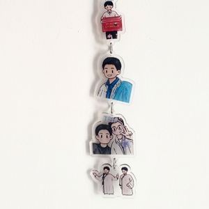 พวงกุญแจอะคริลิกใสแบบกำหนดเองได้ น่ารัก - Product Image 3