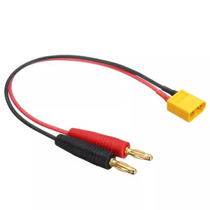 Balance Charger Adapter <b>Cable</b> 4.0mm Banana Head to Xt90 Xt60 Xt30 Male Female Plug-In <b>Charging</b> <b>Cable</b> - Product Image 1