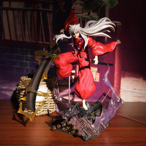 Figura de Anime Japonés de 36 cm, Figura de <span class=keywords><strong>Inuyasha</strong></span> GK, Modelo Coleccionable de Dibujos Animados, Figura de <span class=keywords><strong>Inuyasha</strong></span>, Muñeca - Product Image 6