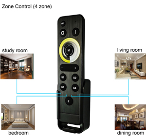 T2 Dimmer Warna Tunggal Pengontrol Sinkronisasi Jala Kontrol 0%-100% Kecerahan Peredupan 2.4G Sinkronisasi Nirkabel LED Dimmer - Product Image 6