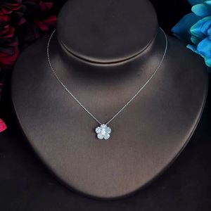 HIBRIDE, conjuntos de joyería con incrustaciones de circonita cúbica de lujo para mujer, moda de novia, cadena de eslabones pequeños, Pendientes, conjunto de joyería Brincos - Product Image 3