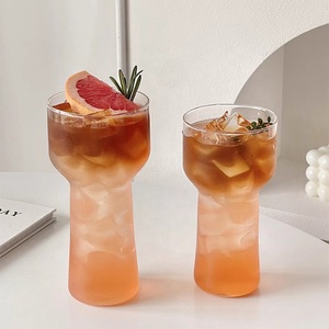 Vetro unico a forma di torcia vetro resistente al calore Americano tazza per bere acqua fredda Soda <span class=keywords><strong>bicchieri</strong></span> <span class=keywords><strong>da</strong></span> caffè - Product Image 5