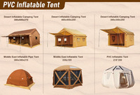 Tente pliable imperméable pour le camping en plein air, en aluminium Oxford, quatre saisons, 3 personnes, montage en 2 secondes