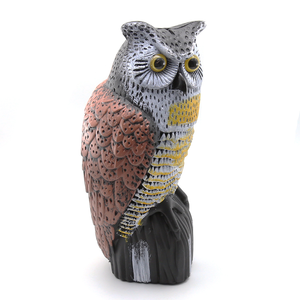 Épouvantail rotatif <span class=keywords><strong>anti</strong></span>-oiseaux en forme de hibou - Product Image 3