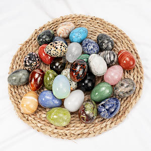 Matériel mixte Pierre Mini Oeufs Coloré Pierres <span class=keywords><strong>De</strong></span> Guérison Statuette Mini Oeufs <span class=keywords><strong>Figurine</strong></span> pour La Décoration <span class=keywords><strong>De</strong></span> La Maison - Product Image 3
