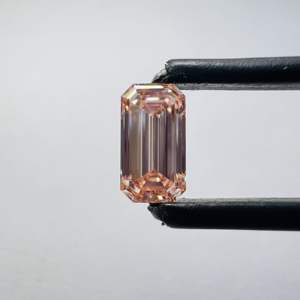 Diamante Rosa en Forma de Esmeralda Cultivado en Laboratorio de Alta Claridad, CVD, VS1, Gema Suelta para la Elaboración de Joyería Fina, Anillos Personalizados, Colgantes Elegantes - Product Image 1