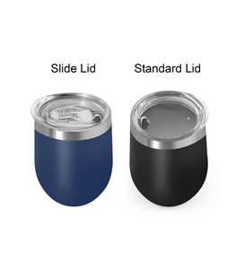 Wholesale Sale Coffee Milk <strong>Tumbler</strong> 12oz Stainless Steel <strong>Wine</strong> <strong>Tumbler</strong> with Lid - Product Image 4