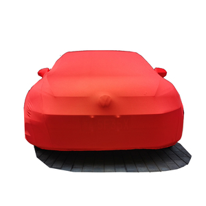 Cubierta de coche interior con logotipo personalizado a prueba de polvo de terciopelo súper elástico para Hatchback - Product Image 2