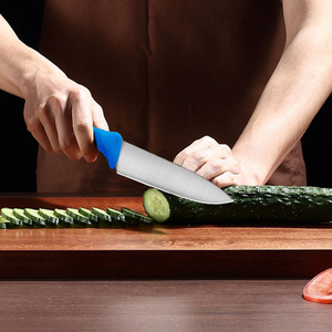 Bộ dao bếp sắc bén cán nhựa PP nhiều màu sắc, dao thái thịt bằng thép không gỉ, dao đầu bếp chuyên nghiệp - Product Image 4
