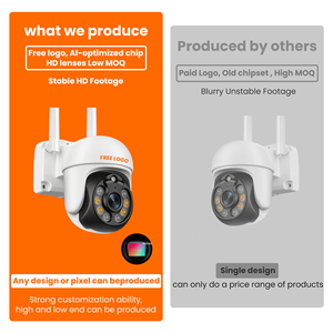 2K tuya 4MP HD 360 độ đêm màn hình độ nét cao không dây CCTV Camera An Ninh với Built-in còi báo động Mini bên ngoài ip wifi - Product Image 3