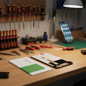 A54 OPPO 4G A94 4G หน้าจอสัมผัส LCD 6.5 TFT อะไหล่แพ็คบริการสีดำ - Product Image 3